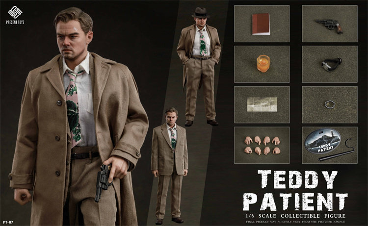 IN STOCK  PRESENT TOYS PT-sp87 1/6 Teddy Daniels Action Figure Model Toy