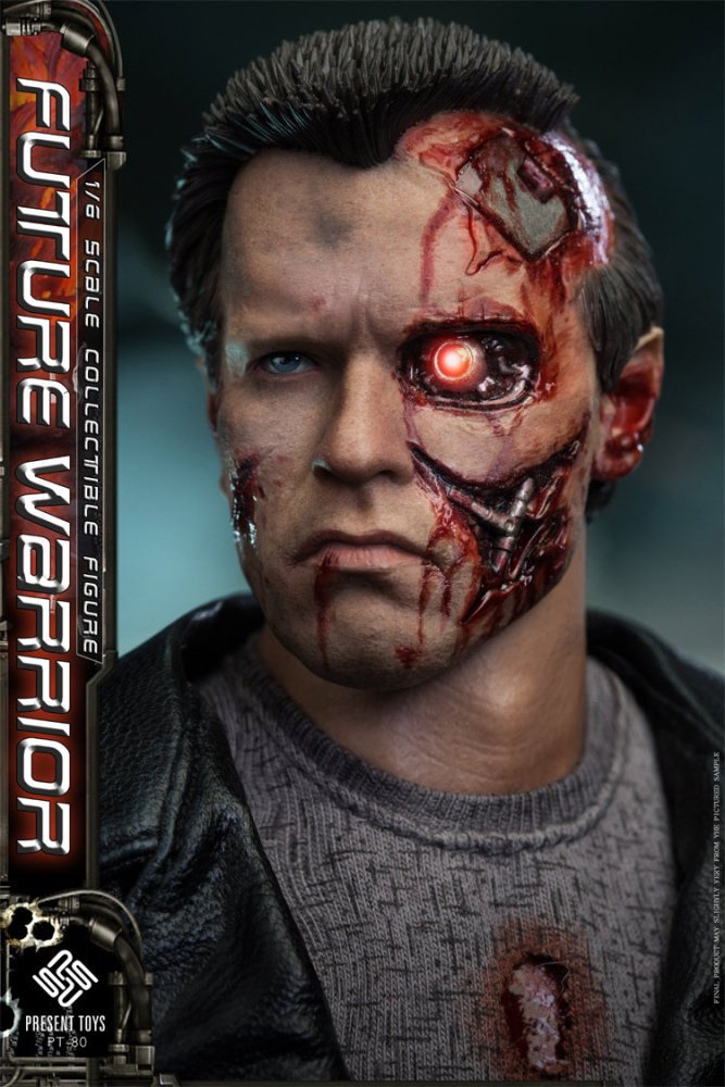 IN STOCK PRESENT TOYS PT-sp80 1/6 Future Warrior T800 Arnold Action Figure