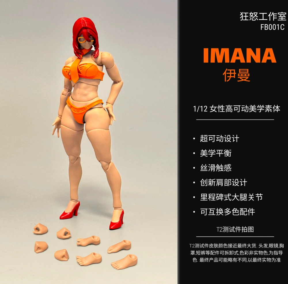 In Stock Fury Toys FB001   Valeria 1/12 Scale Female Action Figure