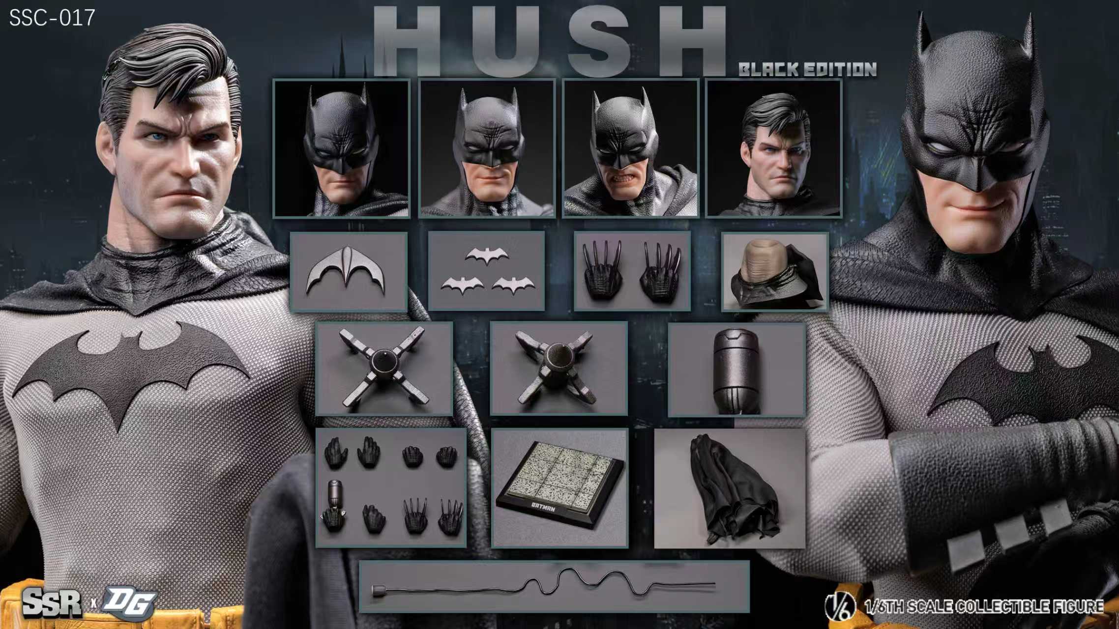 バットマン HUSH フィギュア 6体セット 未開封 バットマン HUSH フィギュア 6体セット 未開封 再生産】MAFEX/ BATMAN