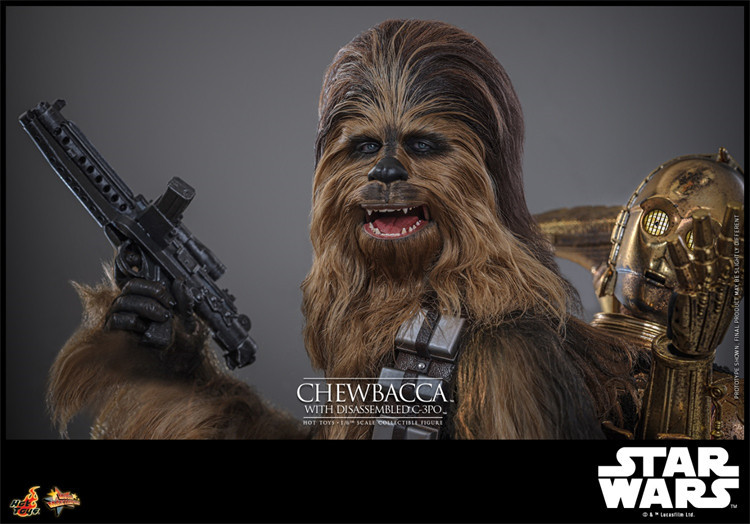 IN STOCK HOTTOYS HT 1/6 MMS766 Star Wars Episode V: The Empire Strikes Back C-3PO Chewbacca C-3PO