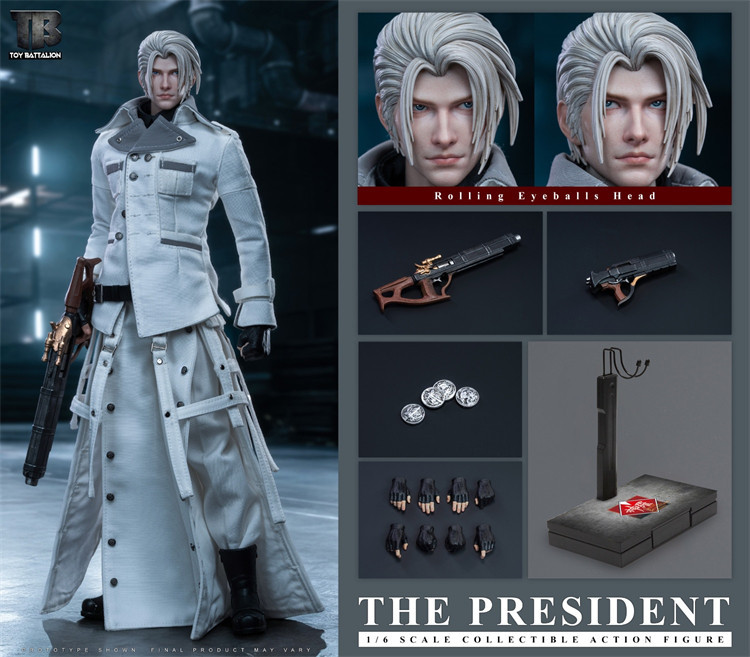 In Stock  TOYS BATTALION TB028 1/6 Scale The President Final fantasy FF Figure