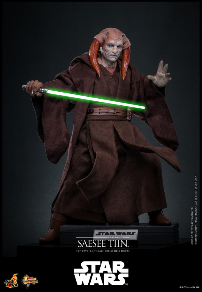 In Stock Hot Toys MMS820 Star Wars III Revenge of the Sith Saesee Tiin 1/6 Figure