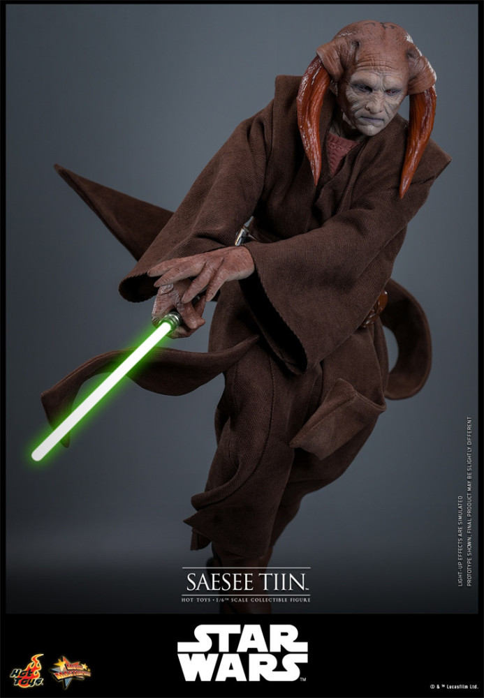 In Stock Hot Toys MMS820 Star Wars III Revenge of the Sith Saesee Tiin 1/6 Figure