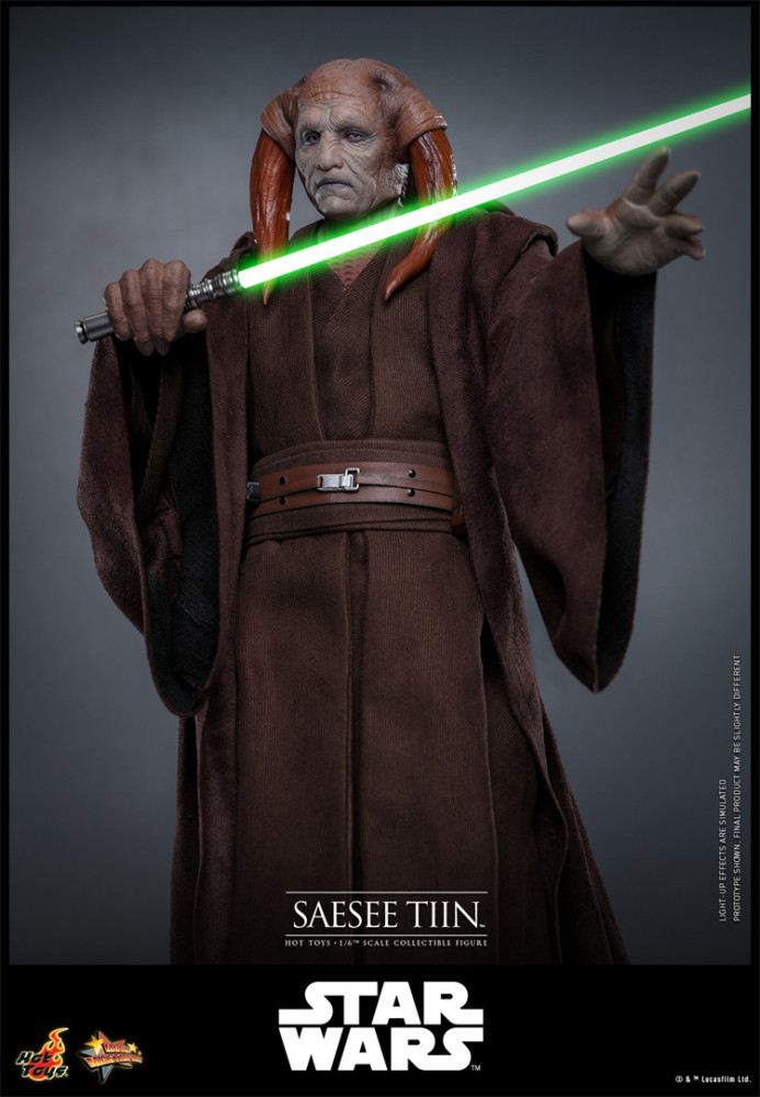In Stock Hot Toys MMS820 Star Wars III Revenge of the Sith Saesee Tiin 1/6 Figure