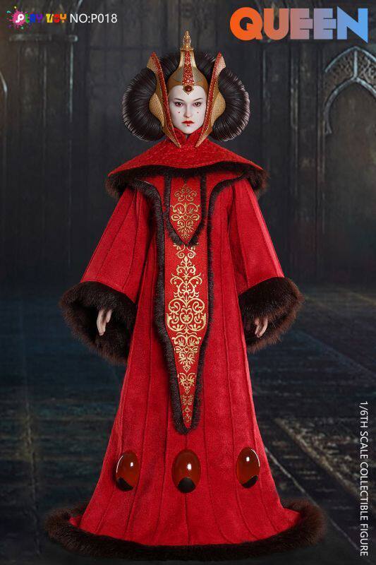 In Stock PLAY TOY P018 1/6 Star Wars Queen Amidala 12''Female Action Figure Toy