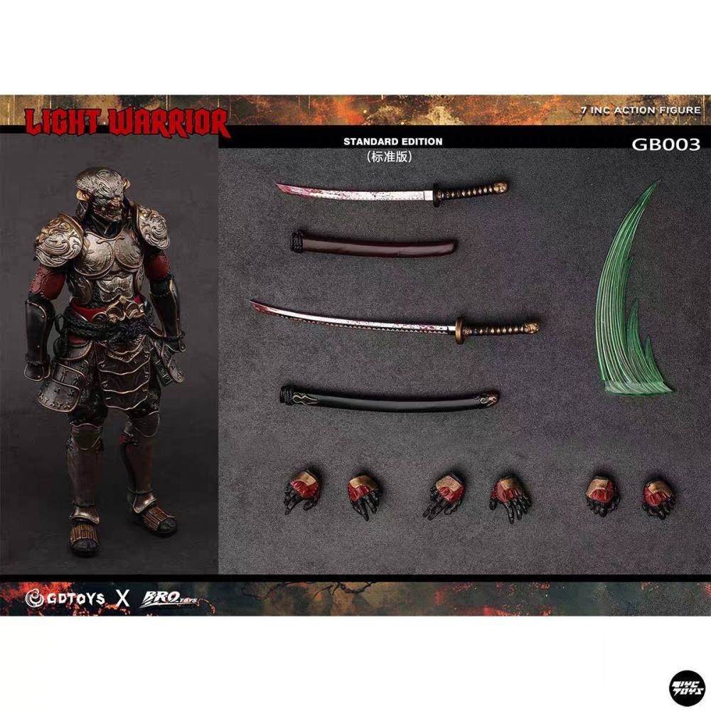 [Pre-order]  BROTOYS GB003 Tekken 1/12 Light Warrior Action Figure Deluxe Version