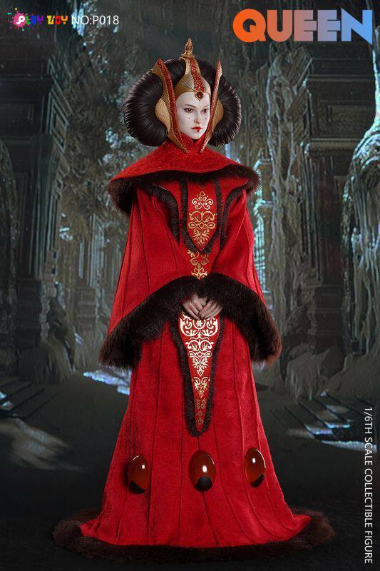 In Stock PLAY TOY P018 1/6 Star Wars Queen Amidala 12''Female Action Figure Toy