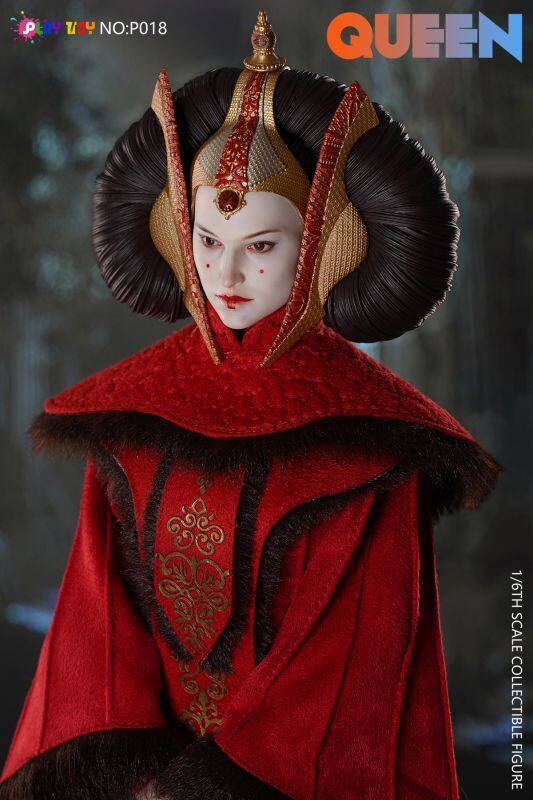 In Stock PLAY TOY P018 1/6 Star Wars Queen Amidala 12''Female Action Figure Toy