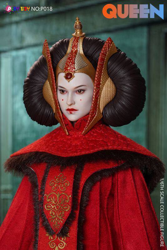 In Stock PLAY TOY P018 1/6 Star Wars Queen Amidala 12''Female Action Figure Toy