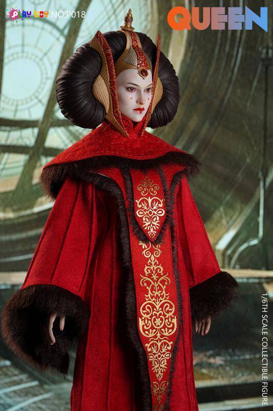 In Stock PLAY TOY P018 1/6 Star Wars Queen Amidala 12''Female Action Figure Toy