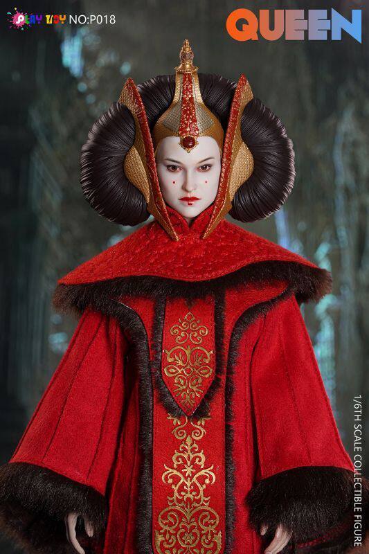 In Stock PLAY TOY P018 1/6 Star Wars Queen Amidala 12''Female Action Figure Toy