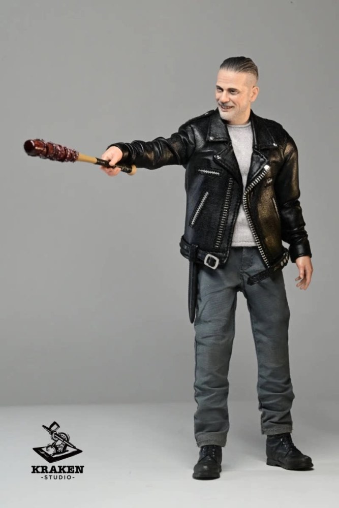In Stock Kraken Studio 1/12 The Walking Dead Whisperers Negan Smith Action Figure
