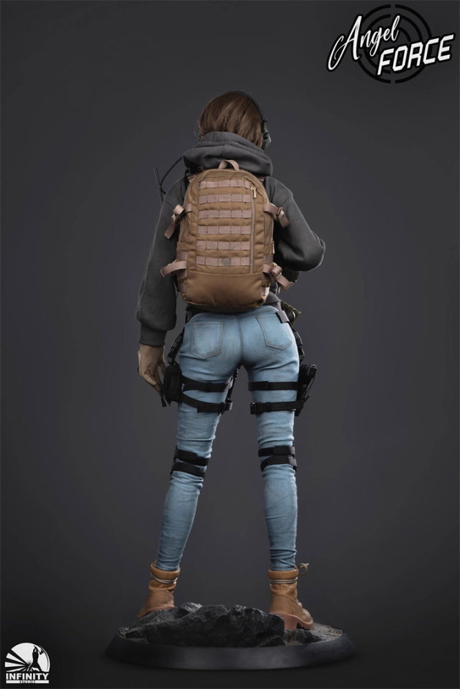 In Stock INFINITY STUDIO 1/3 Scale GJKD0001 MIA Angel Force Series Female Action Figure