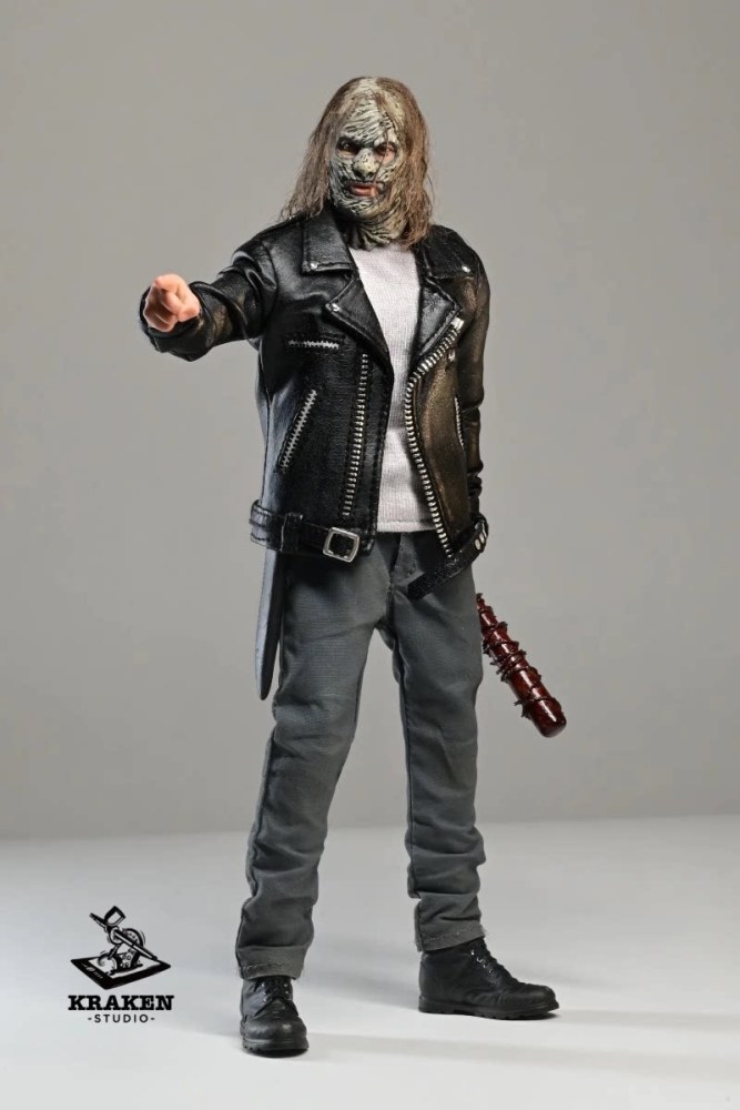 In Stock Kraken Studio 1/12 The Walking Dead Whisperers Negan Smith Action Figure