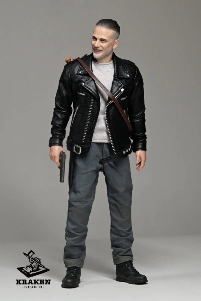 In Stock Kraken Studio 1/12 The Walking Dead Whisperers Negan Smith Action Figure