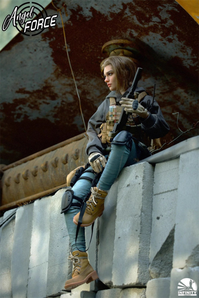 In Stock INFINITY STUDIO 1/3 Scale GJKD0001 MIA Angel Force Series Female Action Figure