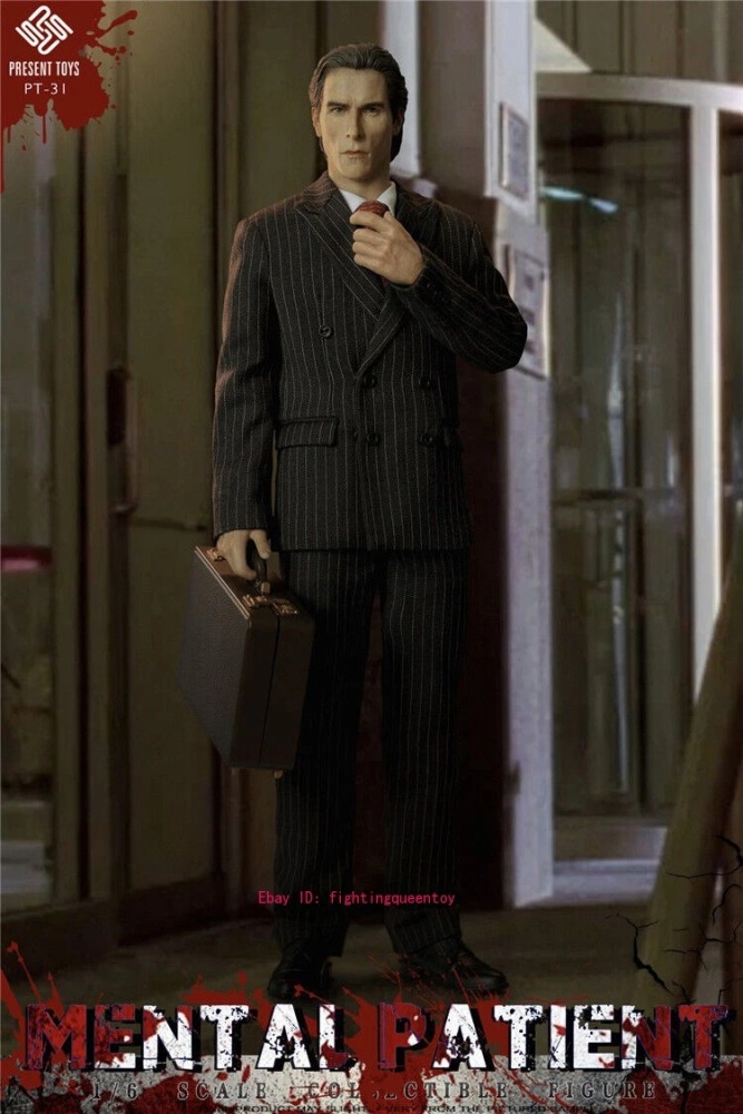 PRESENT TOYS PT-sp31 1/6 MENTAL PATIENT Christian Bale 12in Action Figure Toys