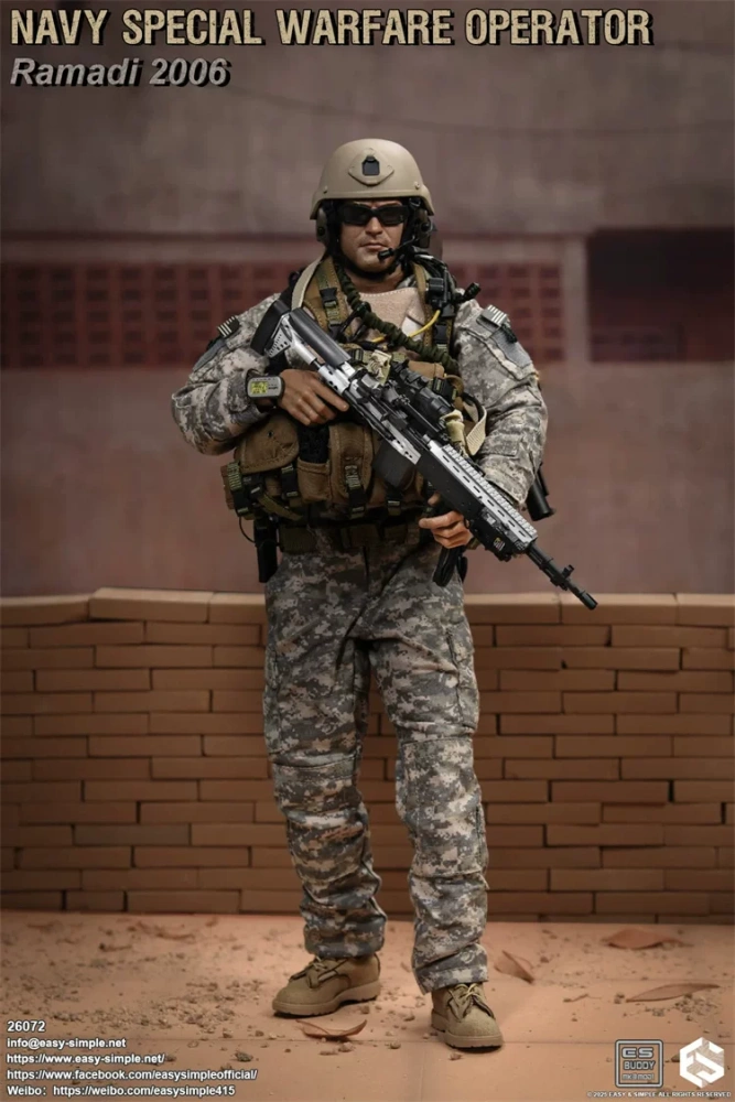 In Stock  Easy&Simple 26072 1/6 Navy Special Warfare Operator Ramadi 2006 Figure