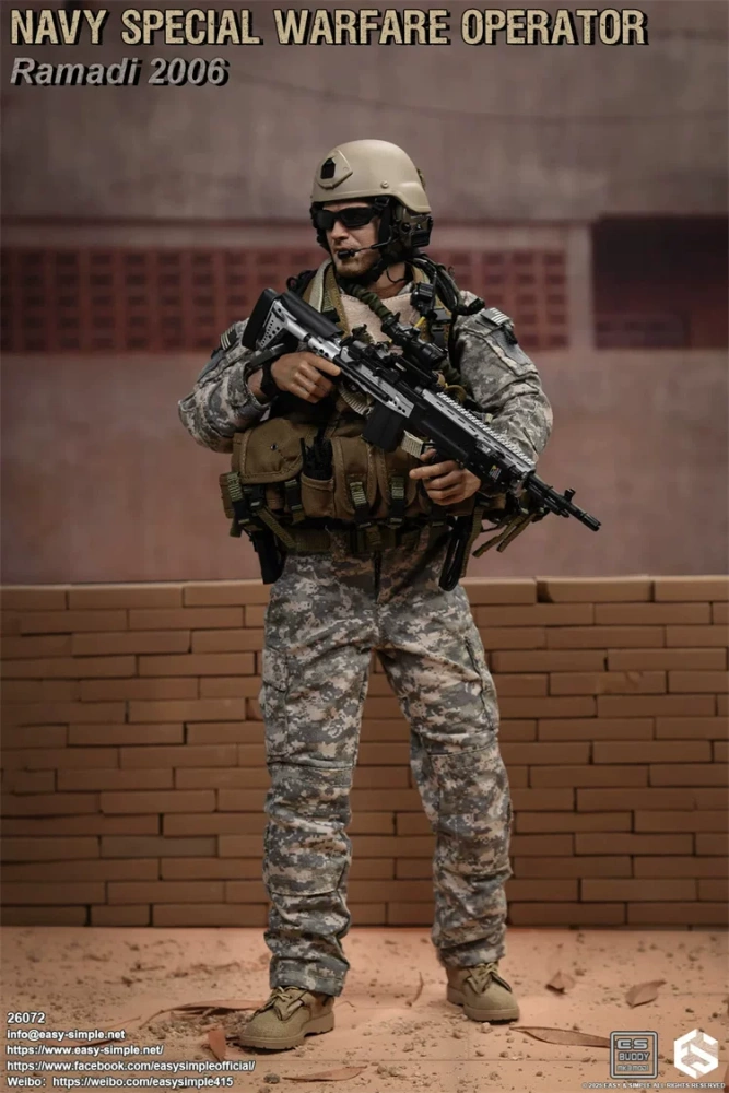 In Stock  Easy&Simple 26072 1/6 Navy Special Warfare Operator Ramadi 2006 Figure