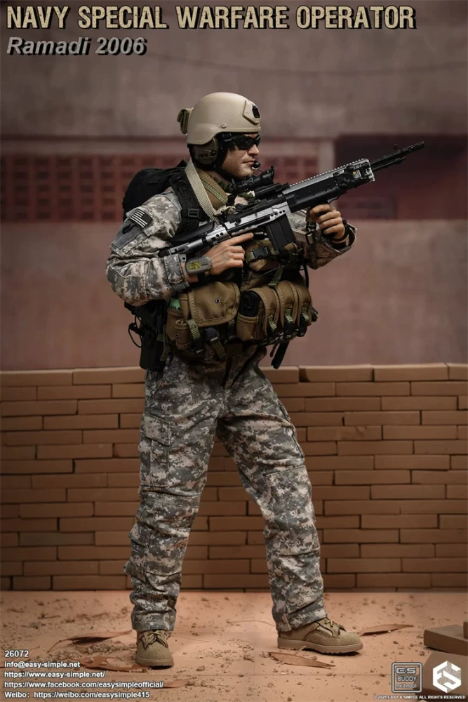 In Stock  Easy&Simple 26072 1/6 Navy Special Warfare Operator Ramadi 2006 Figure