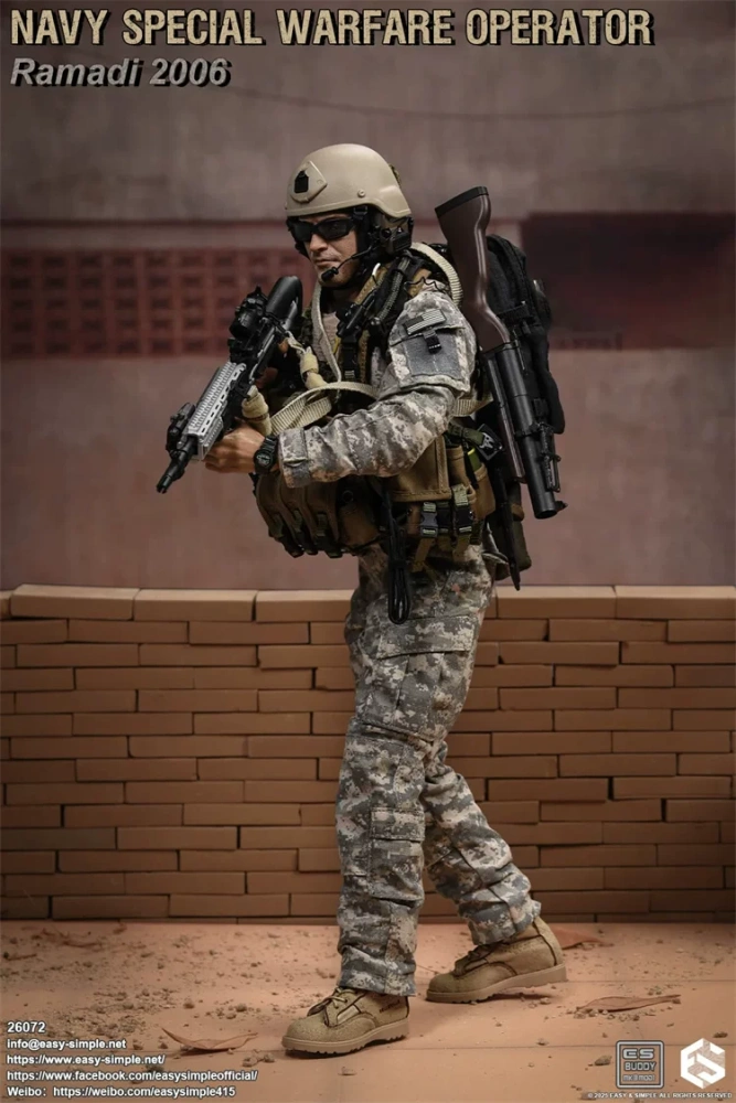 In Stock  Easy&Simple 26072 1/6 Navy Special Warfare Operator Ramadi 2006 Figure
