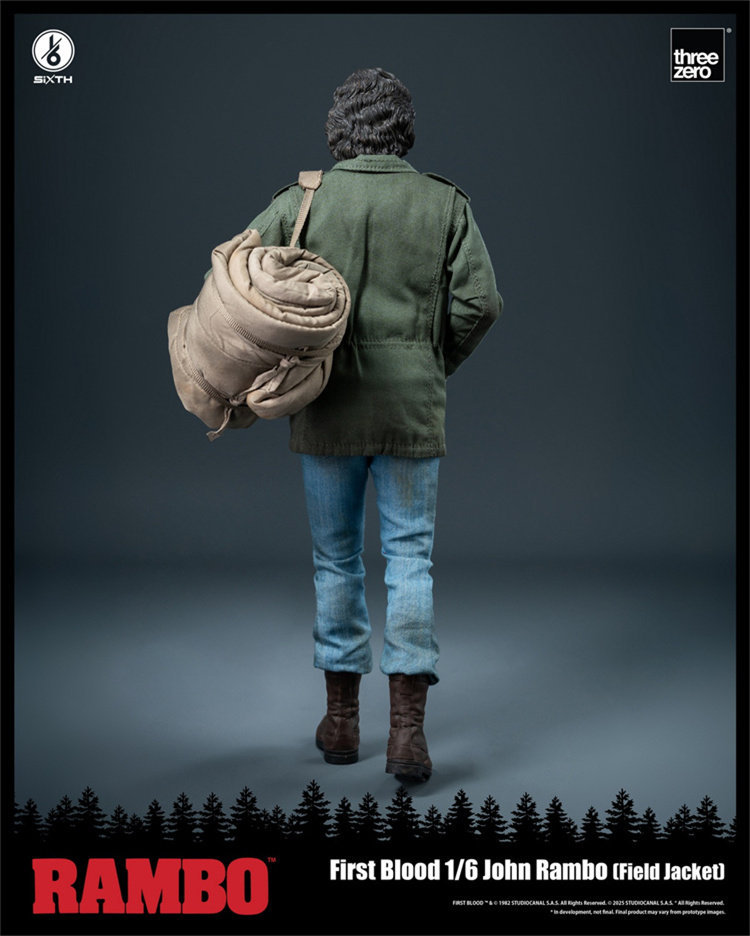 In Stock  Threezero 3Z05530W0 1/6 Rambo First Blood John Rambo