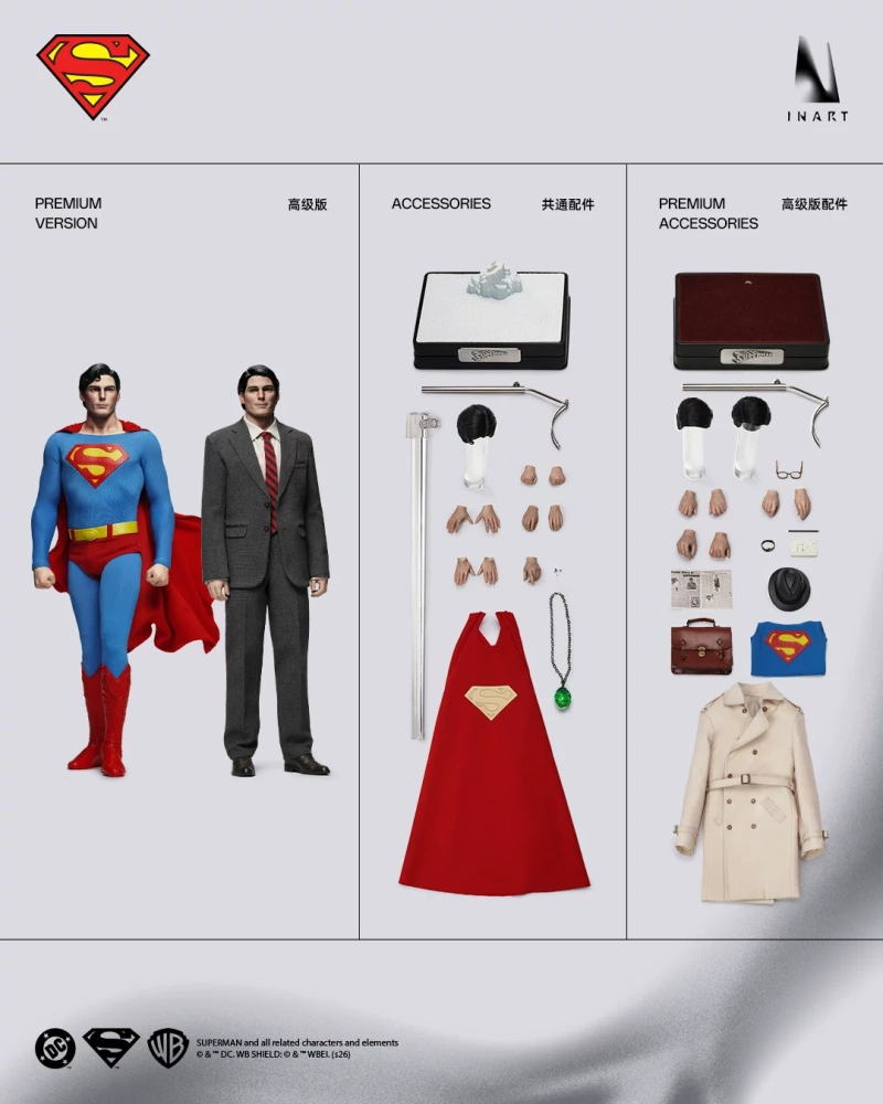 【Pre-order】 INART A035S  A035P 1/6 Scale Superman (1978) Premium Version