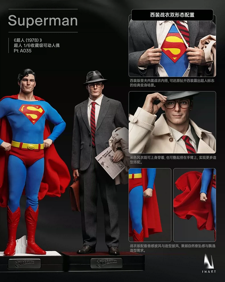 【Pre-order】 INART A035S  A035P 1/6 Scale Superman (1978) Premium Version