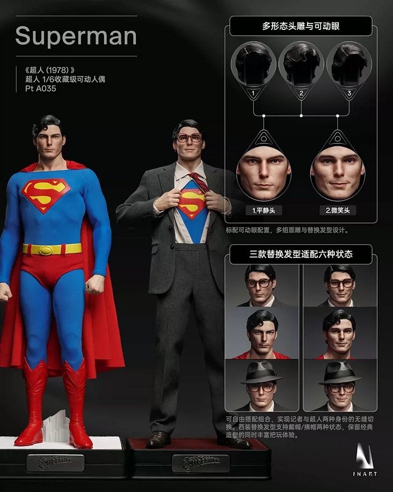 【Pre-order】 INART A035S  A035P 1/6 Scale Superman (1978) Premium Version
