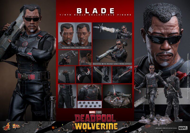 IN STOCK Hot Toys HT 1/6 MMS791B "Deadpool and Wolverine" Blade the Saboteur