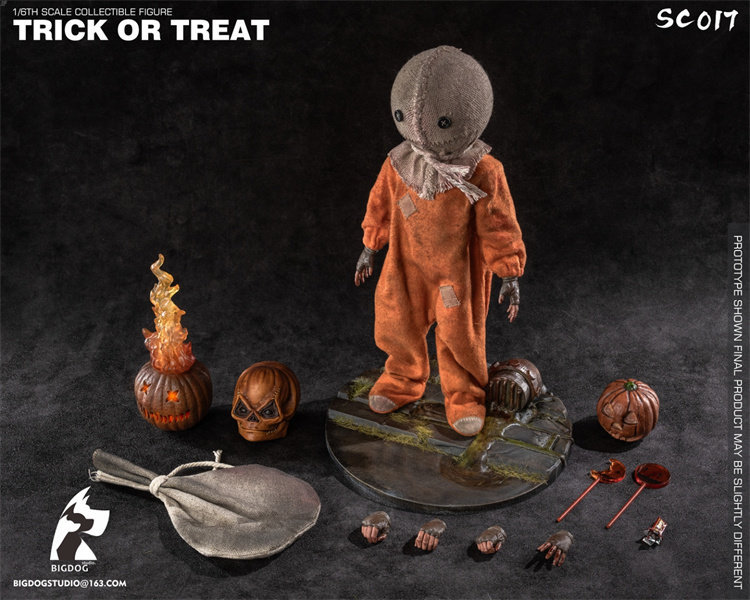 In Stock  BIGDOG STUDIO 1/6 SC017 Trick or Treat Collectible Action Figure Model