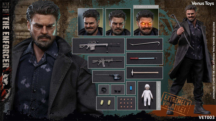 [Pre-order] Venus Toys 1/12 THE ENFORCER Action Figure (VET003)