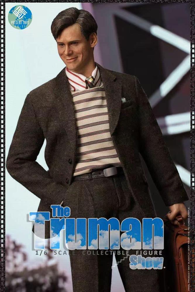 In Stock 1/6 PRESENT TOYS PT-sp11 The Truman Show Jim Carrey 12" Action Figure