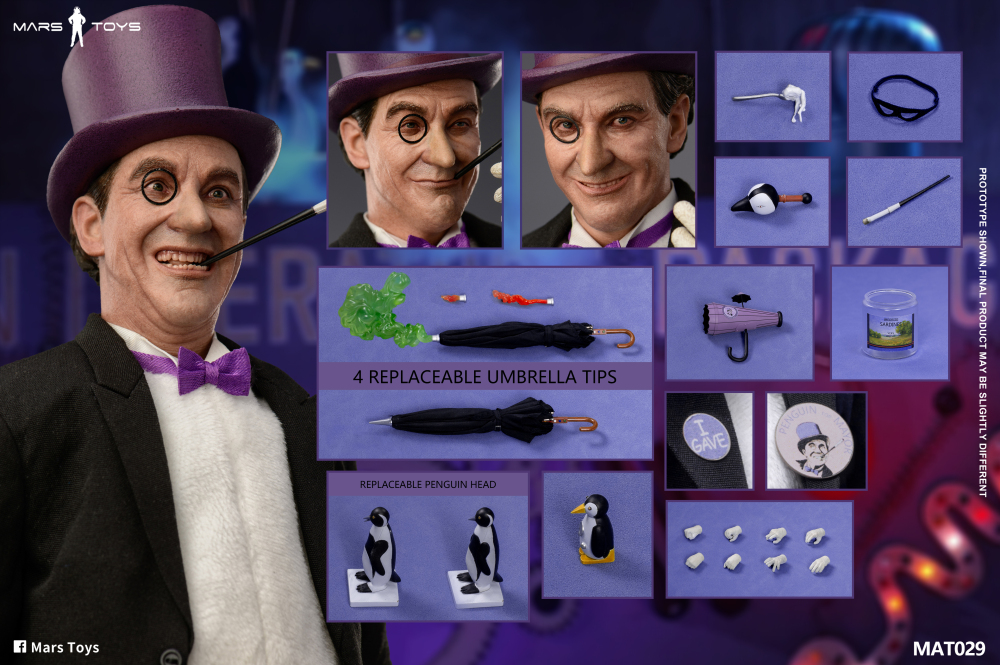 【Pre-order】 Mars Toys 1/6 MAT029 Umbrella Villain 1966 Action