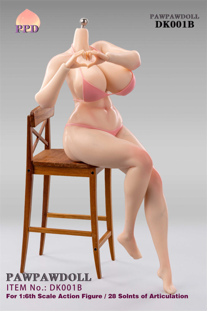 Pre-order 1/6 PAWPAWDOLL DK001B（Both feet） Female Seamless Body