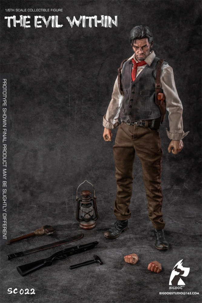 In Stock  BIGDOG STUDIO SC022 1/6 The Evil Within Sebastian Action Figure Model