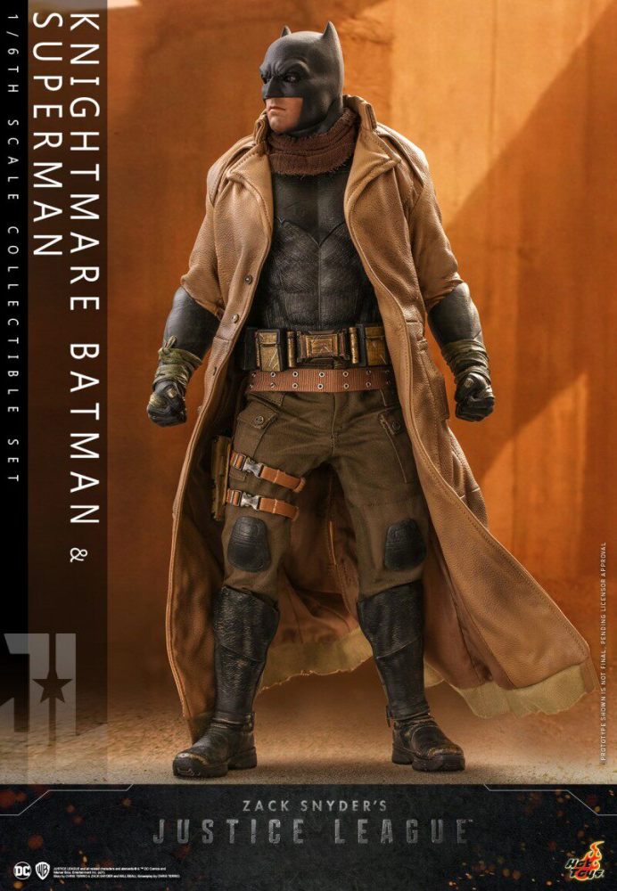 (In Stock) Hot Toys HT TMS038 Justice League Superman + Batman Large Set