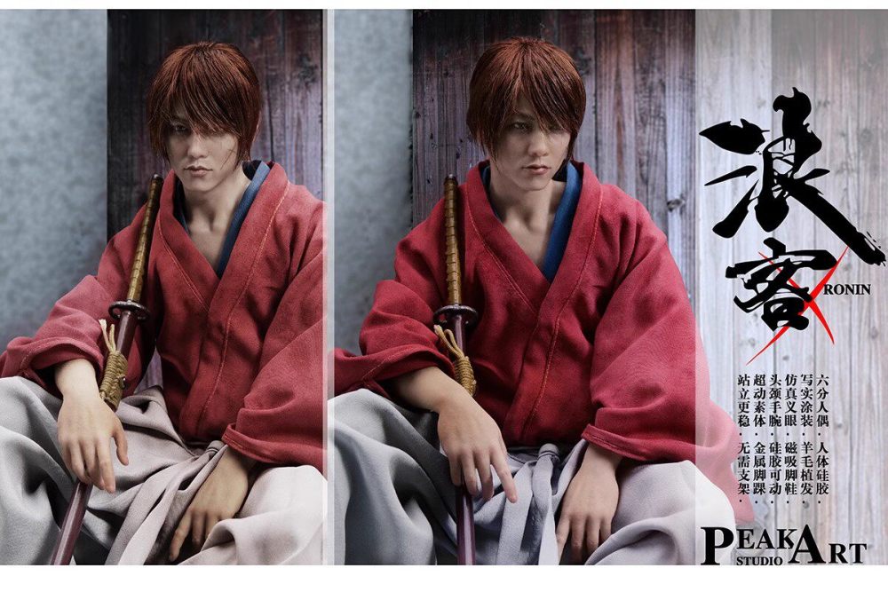 In Stock  PEAKART STUDIO PA2403B Rurouni Kenshin HIMURA KENSHIN 1/6 Action Figure