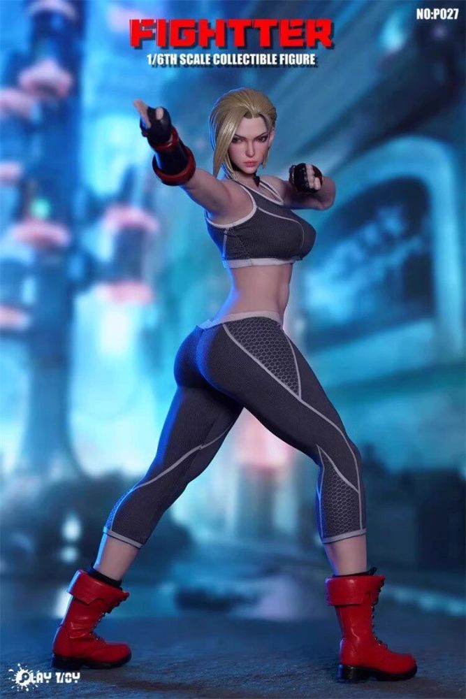 In Stock PLAY TOY P027 1/6 The Fighter 6 Girl Cammy Female Action Figure Model