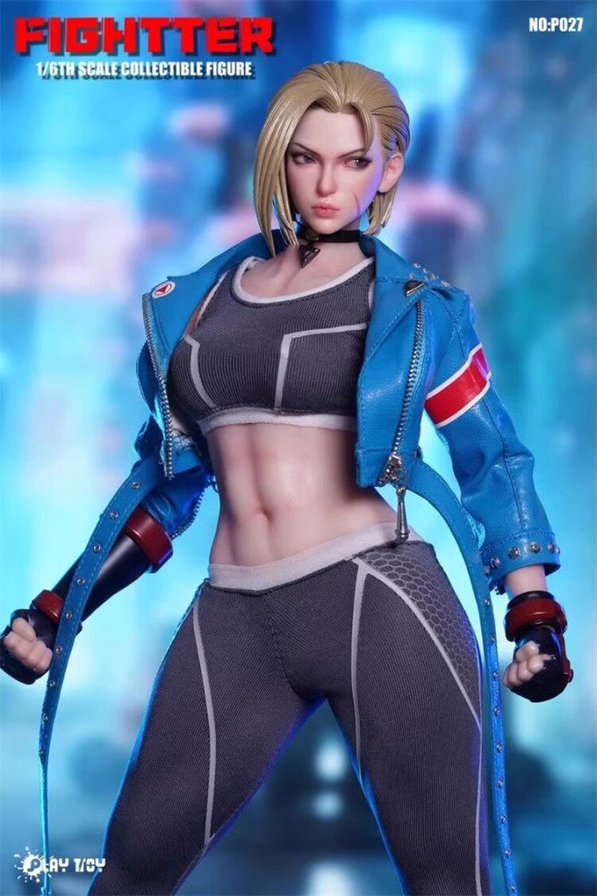 In Stock PLAY TOY P027 1/6 The Fighter 6 Girl Cammy Female Action Figure Model