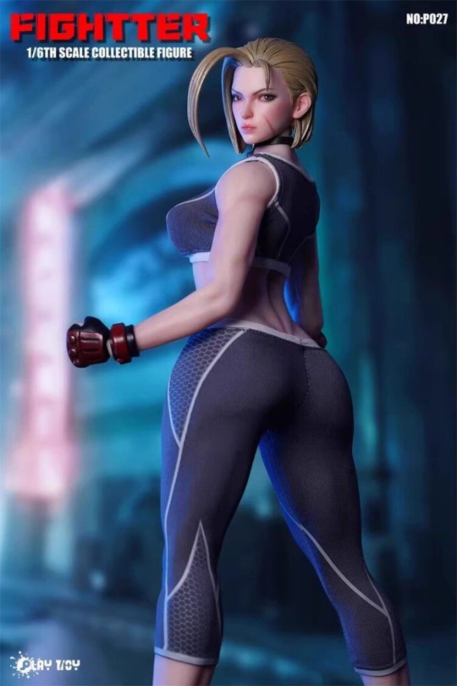 In Stock PLAY TOY P027 1/6 The Fighter 6 Girl Cammy Female Action Figure Model