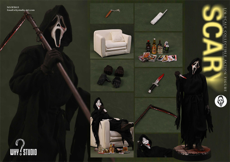 IN STOCK Why Studio 1/6 WS015 makes a loud, shrill laugh and can be moved to pose as a collectible doll