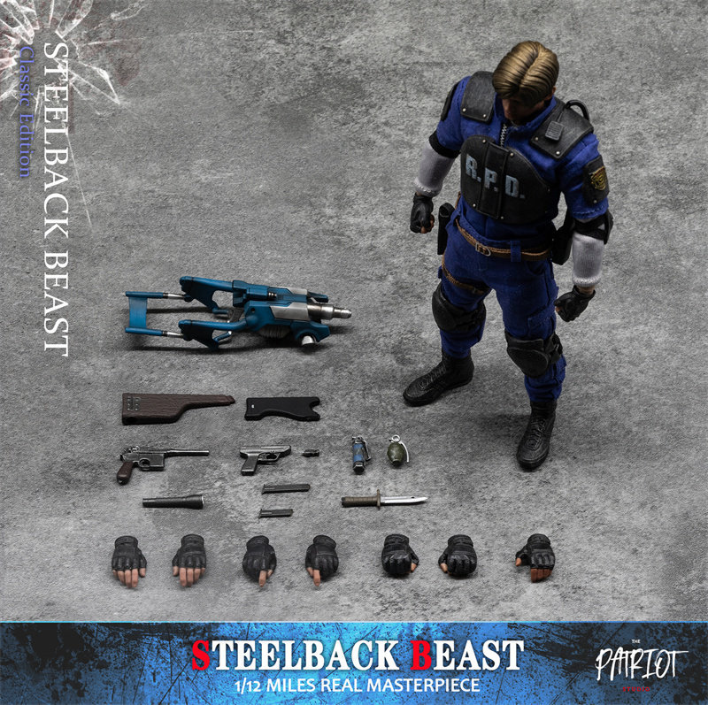 In Stock  Patriot Studio 1/12 Steelback Lion Leon Double Set Modern Style + Classic Style + DLC1.0 Bonus Content 1/12 Action Figure