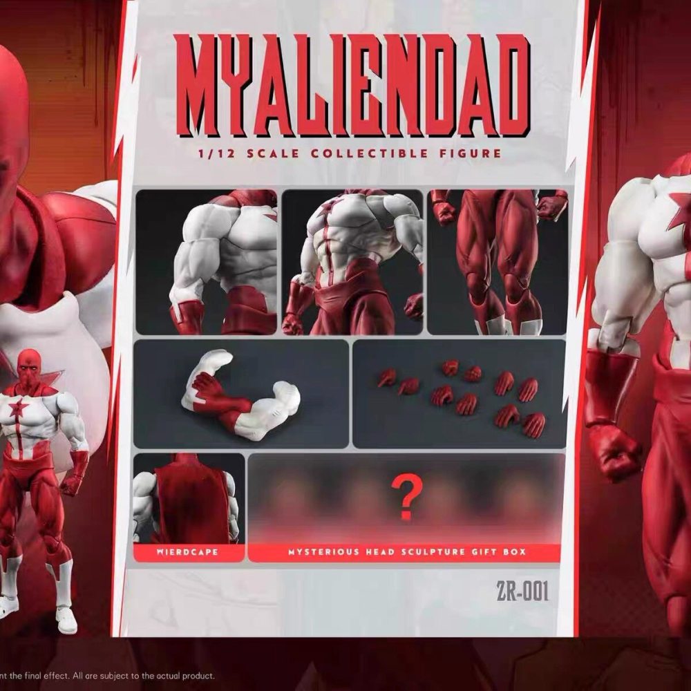 In Stock ZOOMRIG ZR-001 My Alien Dad Omni-Man 1/12 Action Figure