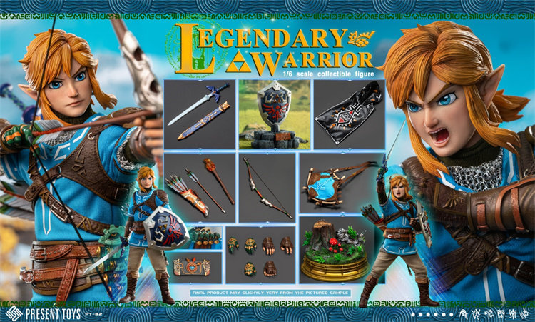 In Stock  PRESENT TOYS SP82 1/6 Scale Legendary Warrior Deluxe version