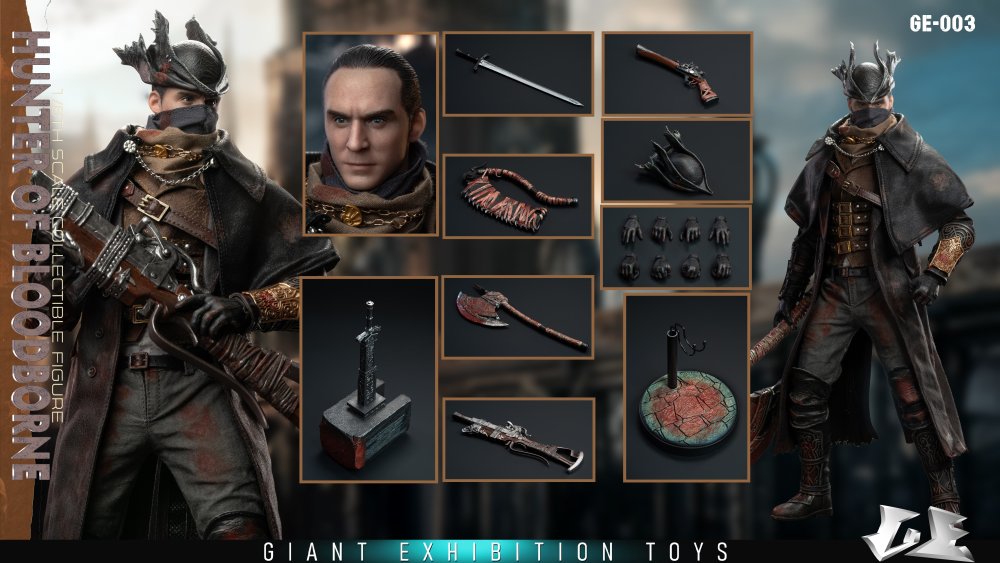 In Stock Giant exhibition toys 1/6 GE003 Bloodborne Hunter