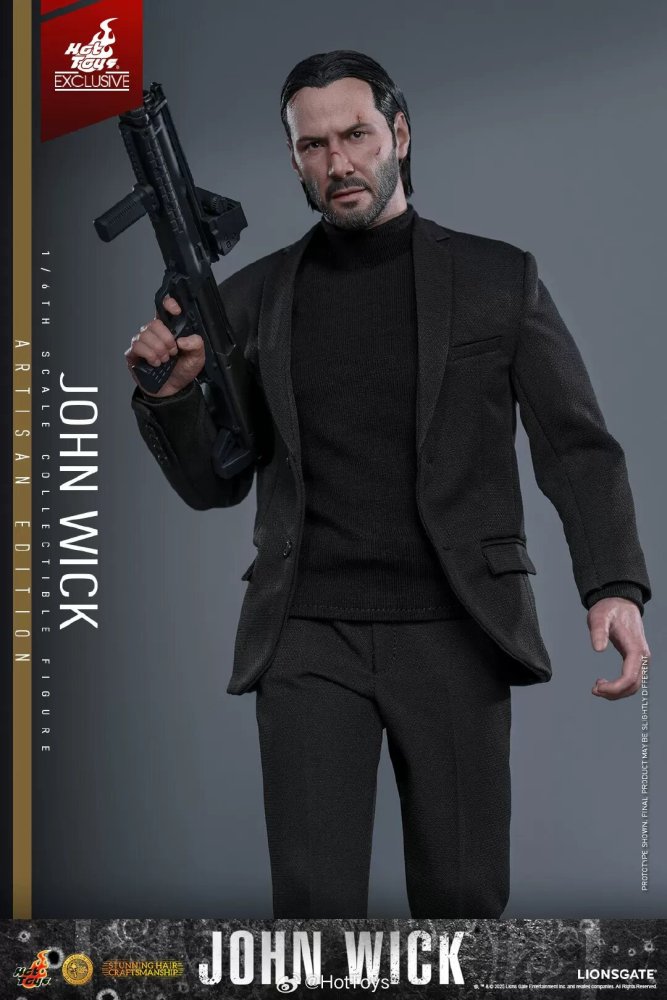 IN STOCK  HotToys 1/6  MMS833AE - Rapid Pursuit - The Slayer - John Wick - Hair Replacement Version