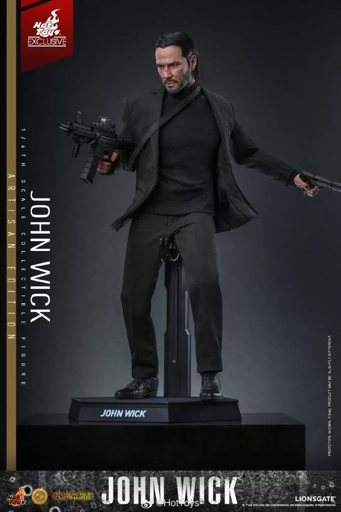 IN STOCK  HotToys 1/6  MMS833AE - Rapid Pursuit - The Slayer - John Wick - Hair Replacement Version