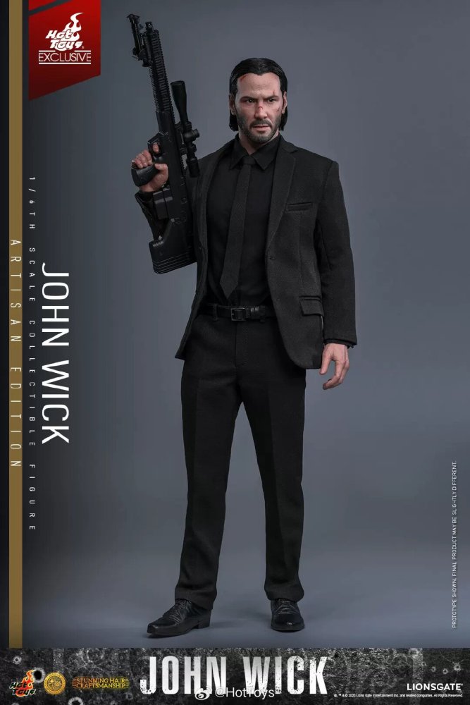 IN STOCK  HotToys 1/6  MMS833AE - Rapid Pursuit - The Slayer - John Wick - Hair Replacement Version